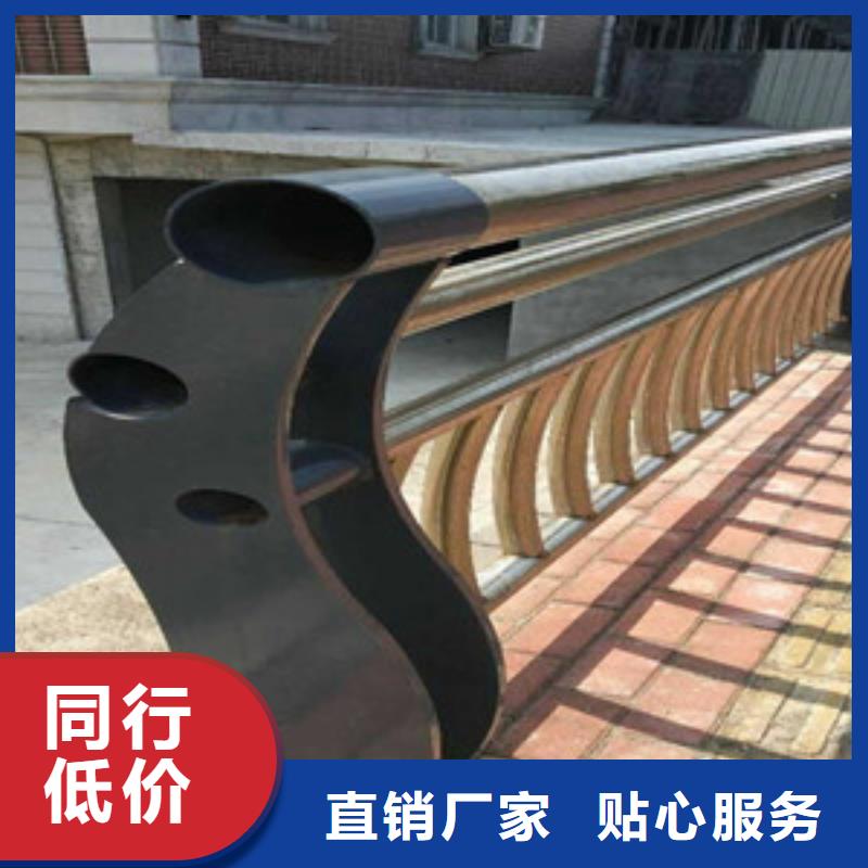 复合管栏杆来厂实地考察