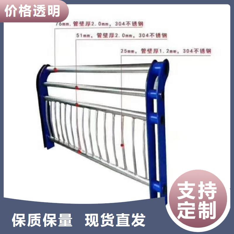 #不锈钢复合管护栏#到厂参观
