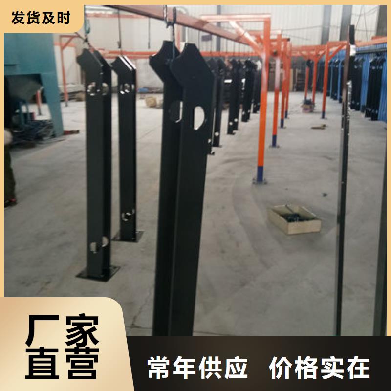不锈钢复合管桥梁钢板立柱原厂