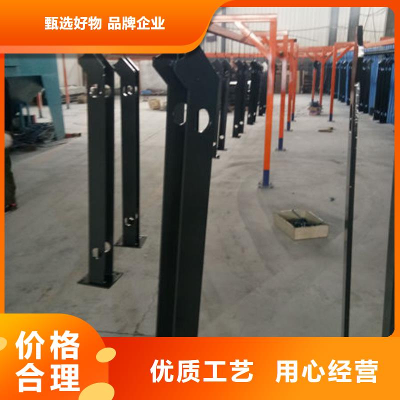 不锈钢复合管桥梁钢板立柱工厂货源