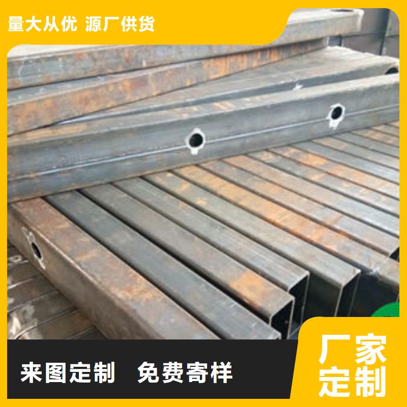 不锈钢复合管桥梁钢板立柱合格才出厂