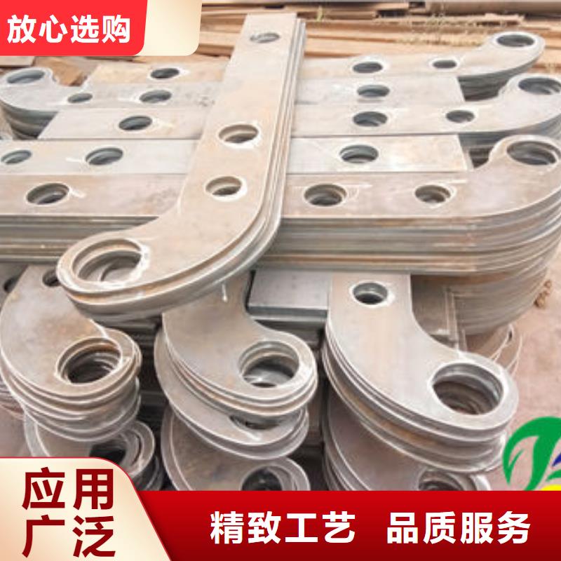不锈钢复合管桥梁钢板立柱大量现货