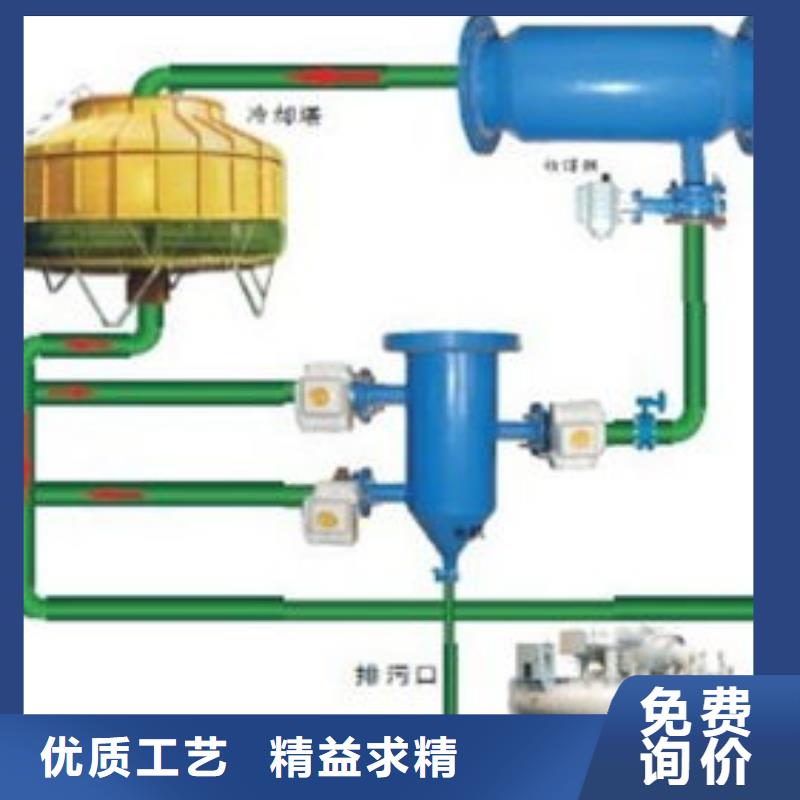 冷凝器胶球清洗装置螺旋微泡除污器严选好货