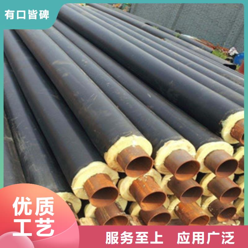 426*6热力管道埋地保温钢管现货供应
