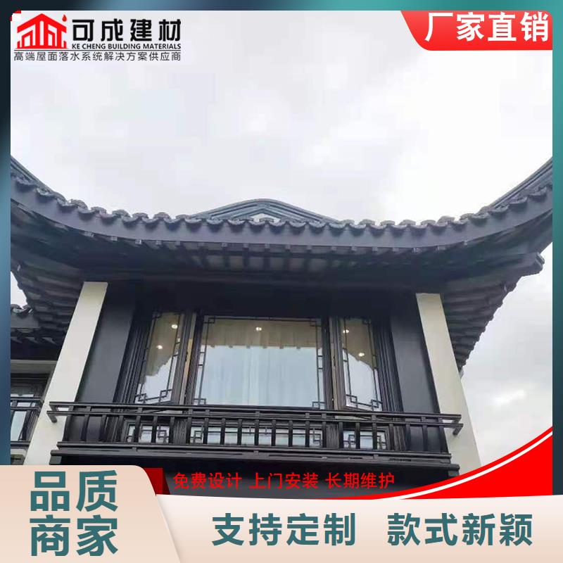 古建铝替木钢结构连廊生产