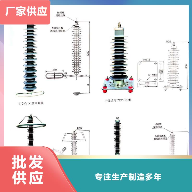 线路有串联间隙避雷器Y10CX-100/260