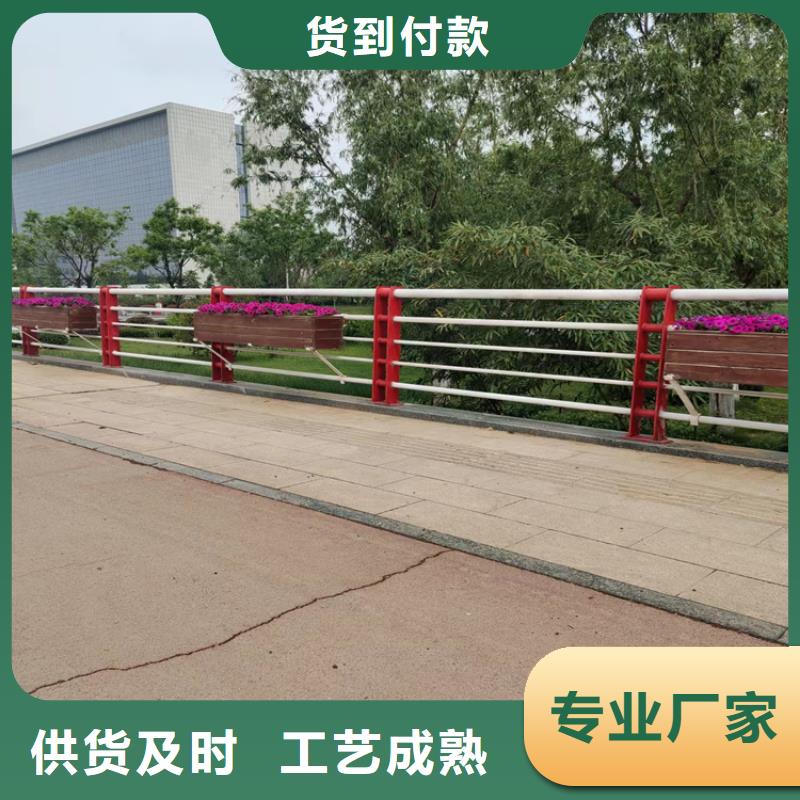 热镀锌喷塑桥梁护栏容易安装
