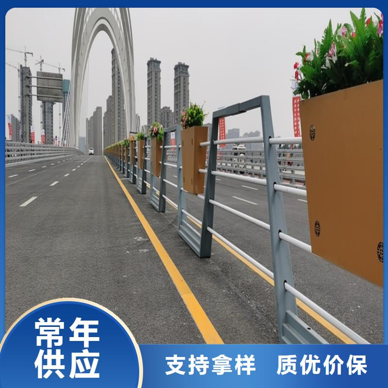 碳素钢复合管桥梁栏杆造型别致