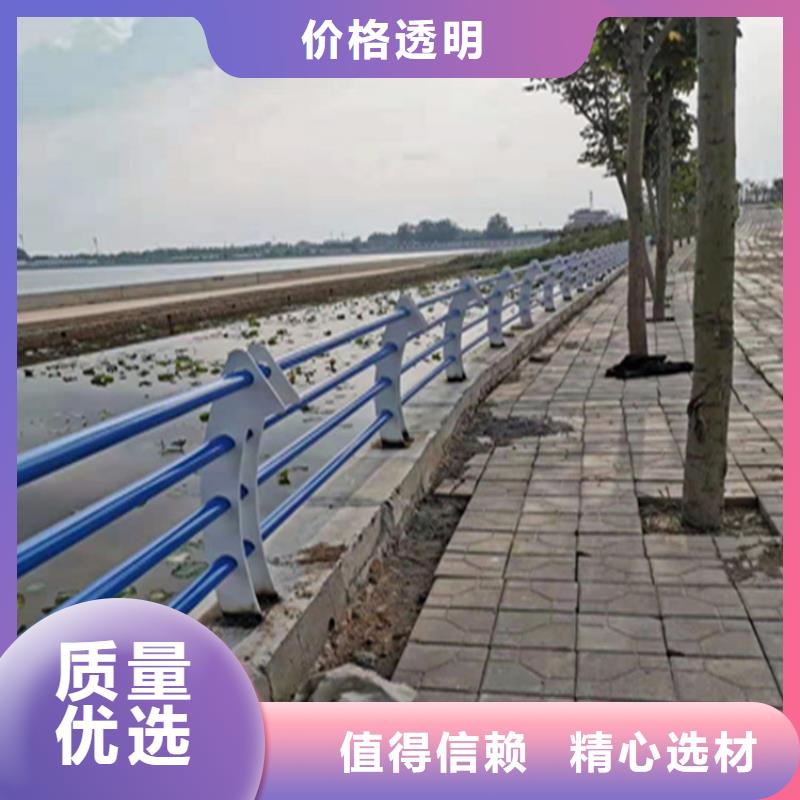 河北库存齐全厂家直供《展鸿》镀锌管喷塑桥梁护栏使用寿命长久