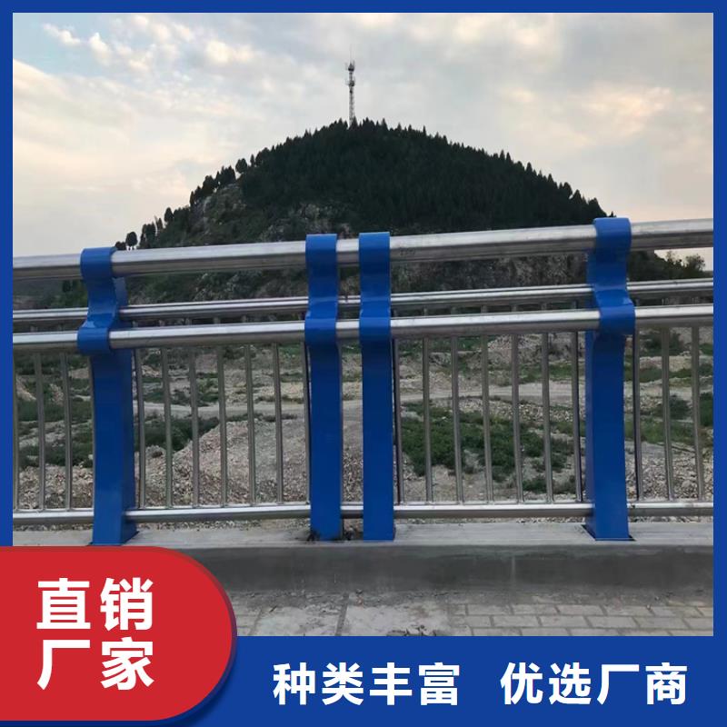 湖南选购展鸿加厚钢板桥梁防撞护栏按图纸定制