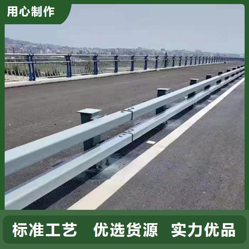 不锈钢桥梁防撞护栏河道景观灯光护栏不锈钢复合管自产自销