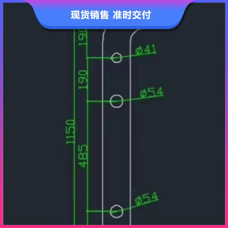 带灯的河道护栏235B钢板的定制电话