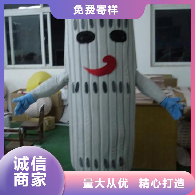 福建厦门卡通行走人偶制作厂家/套头毛绒玩偶衣服