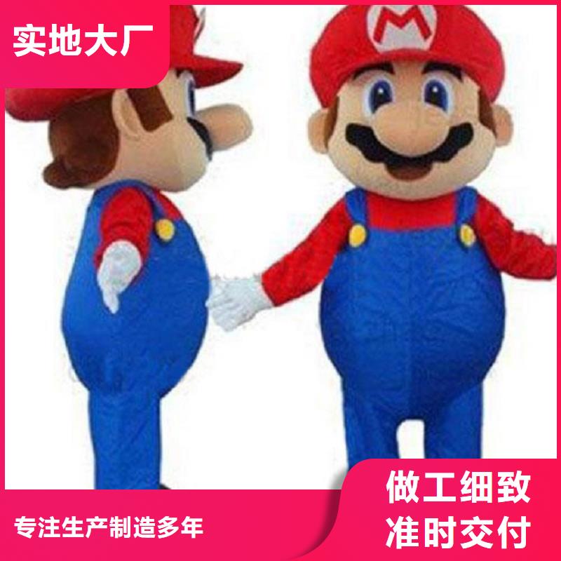 行走人偶服装定制厂家,套头玩偶服质地良