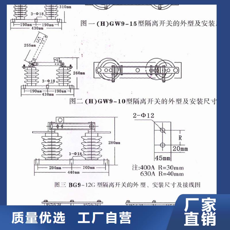 【隔离刀闸】HGW9-10/630A