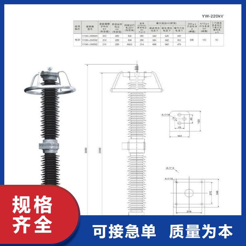 金属氧化物避雷器Y10W-108/281