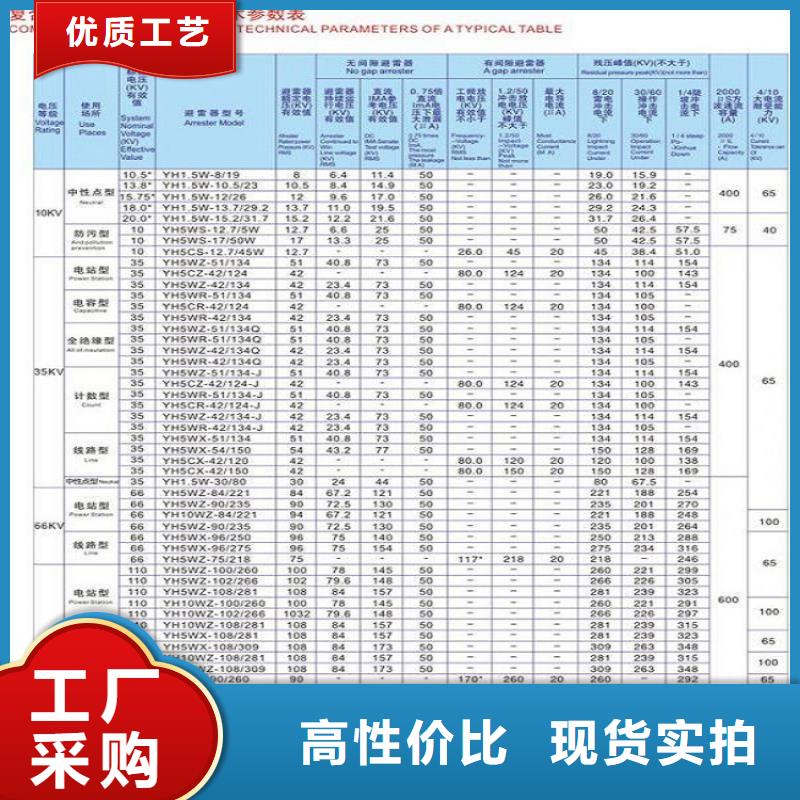 氧化锌避雷器\5kAHY5WZ-51/134kV