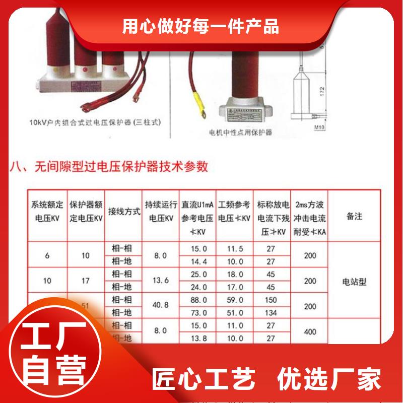 过电压保护器(组合式避雷器)YH5CZ-12.7/41*12.7/41