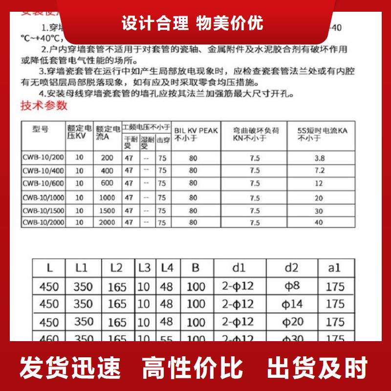 〖高压穿墙套管〗CWWL-40.5KV/2500A厂家价格