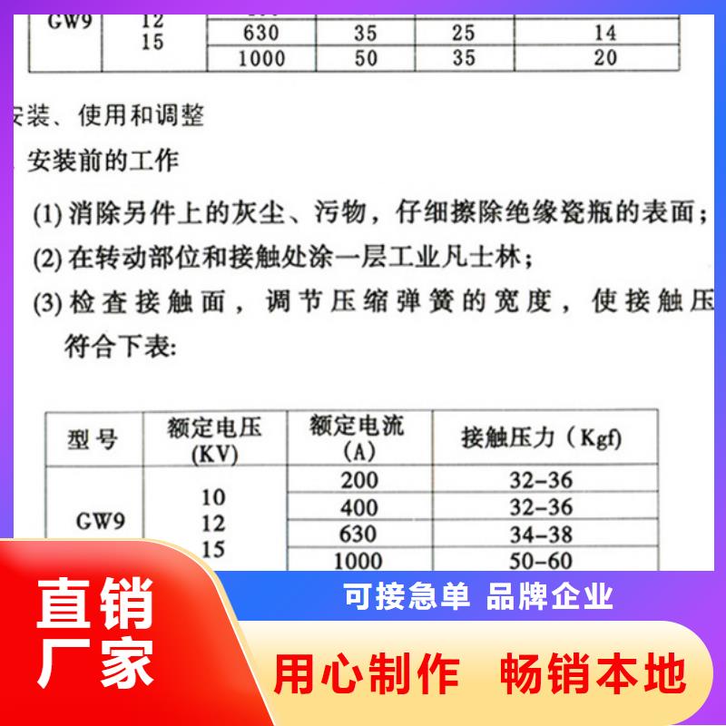 【羿振电气】隔离开关HGW9-24KV/1250