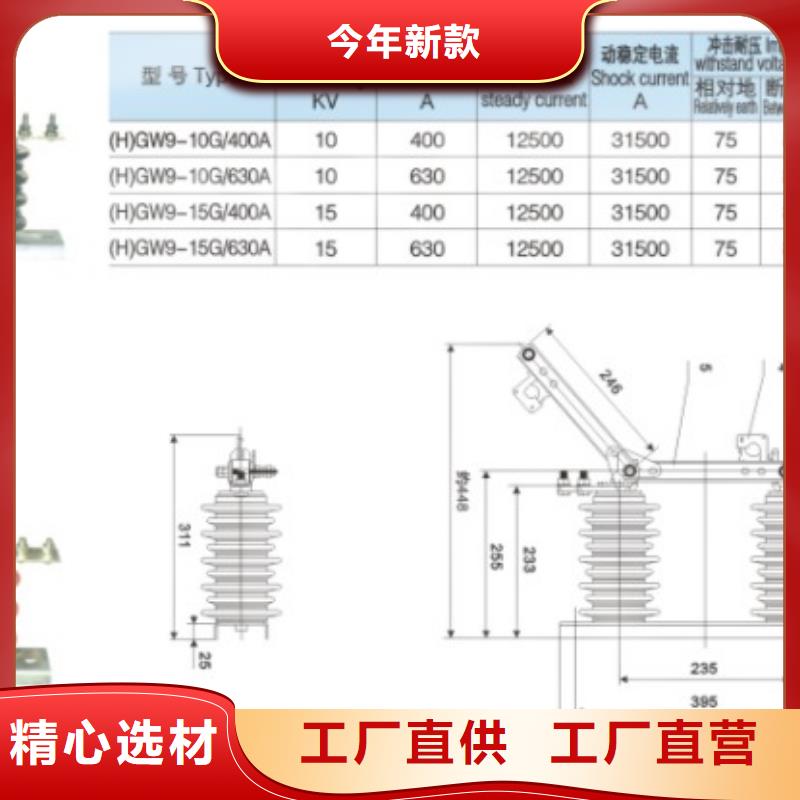 【高压隔离开关】HGW9-12W/400A