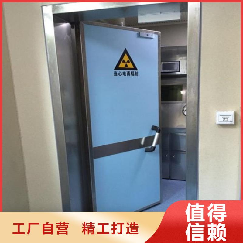 #双扇平开铅门#到厂参观