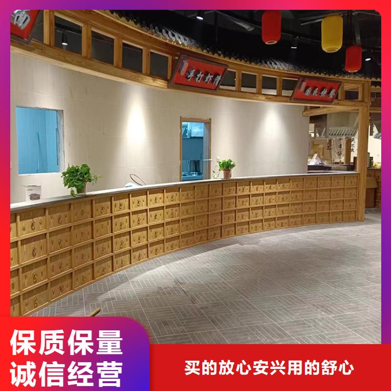 廊架长廊木纹漆施工价格