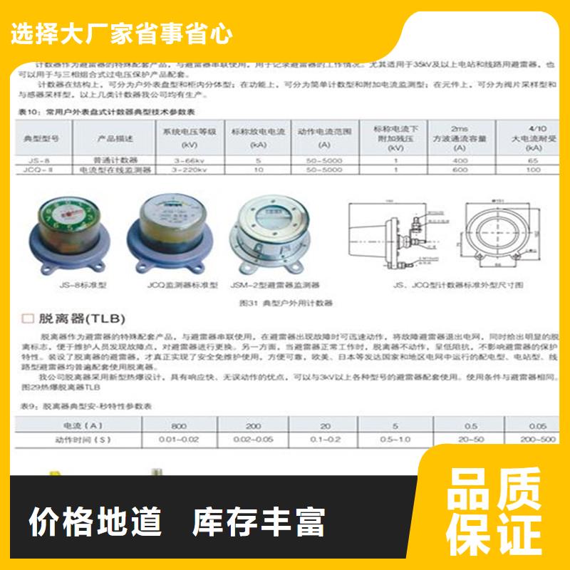 计数器氧化锌避雷器价格支持非标定制