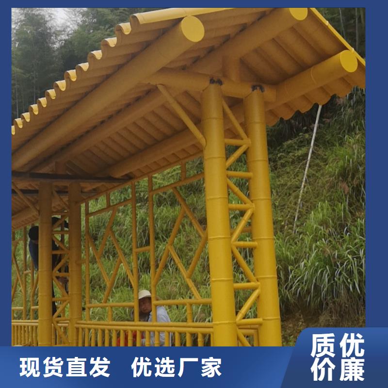 乡村公交站台做工细致现代公交站台