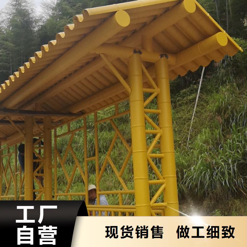 现代公交站台按需滚动灯箱公交站台