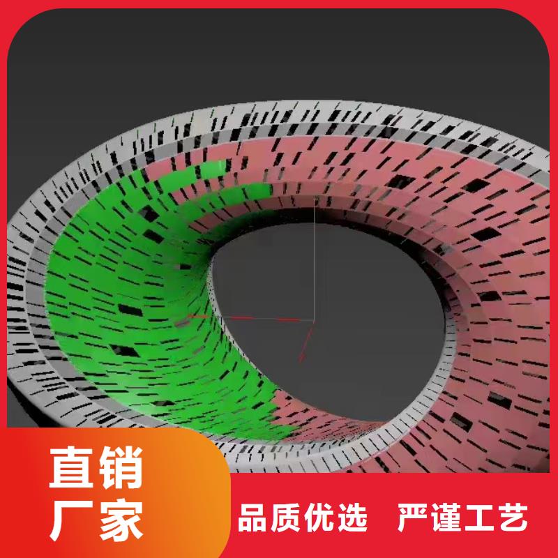 不锈钢造型雕塑大型发光批发品质过硬